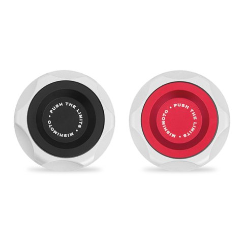 Mishimoto Mitsubishi Oil Filler Cap - Black thumbnail 1