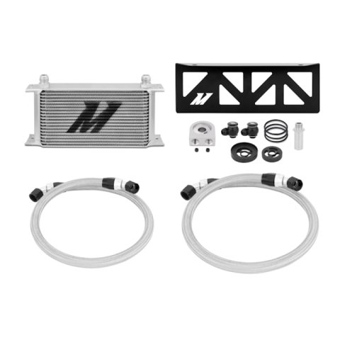 Mishimoto 13+ Subaru BRZ / 13+ Scion FR-S Oil Cooler Kit - Silver thumbnail 2