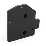 Mishimoto 2015+ Ford Mustang GT RHD Oil Cooler Block-Off Plate - Black thumbnail 3