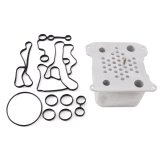 Mishimoto 08-10 Ford 6.4L Powerstroke Replacement Oil Cooler Kit thumbnail 1