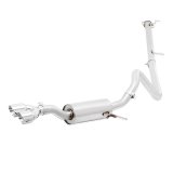 Mishimoto 14-16 Ford Fiesta ST 1.6L 2.5in Stainless Steel Cat-Back Exhaust w/ Polish Tips thumbnail 3
