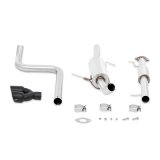 Mishimoto 14-16 Ford Fiesta ST 1.6L 2.5in Stainless Steel Resonated Cat-Back Exhaust w/ Black Tips thumbnail 1