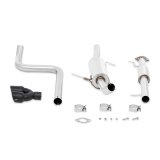 Mishimoto 14-16 Ford Fiesta ST 1.6L 2.5in Stainless Steel Resonated Cat-Back Exhaust w/ Black Tips thumbnail 2