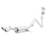 Mishimoto 14-16 Ford Fiesta ST 1.6L 2.5in Stainless Steel Resonated Cat-Back Exhaust w/ Polish Tips thumbnail 4