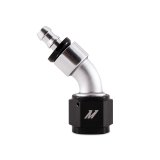 Mishimoto Push-On Swivel End Hose Fitting, 45 Degrees -10AN thumbnail 1