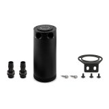 Mishimoto 2-Port Universal XL Baffled Catch Can - Black thumbnail 1