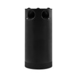 Mishimoto 2-Port Universal XL Baffled Catch Can - Black thumbnail 3