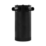 Mishimoto 2-Port Universal XL Baffled Catch Can - Black thumbnail 5