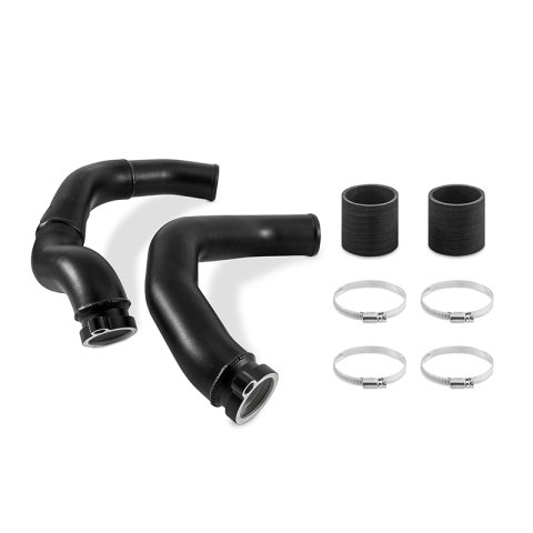 Mishimoto 2015+ BMW F8X M3/M4 Charge Pipe Kit - Wrinkle Black thumbnail 1