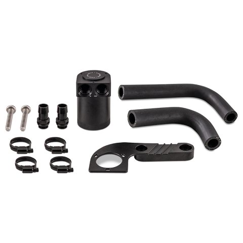 Mishimoto 2015+ BMW F8X M3/M4 Baffled Oil Catch Can - Wrinkle Black thumbnail 2