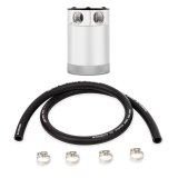 Mishimoto Compact Baffled Oil Catch Can - 2-Port - Polished thumbnail 3