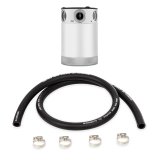 Mishimoto Compact Baffled Oil Catch Can - 3-Port - Polished thumbnail 2