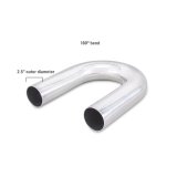 Mishimoto Universal Aluminum Intercooler Tubing 2.5in. OD - 180 Degree Bend thumbnail 3