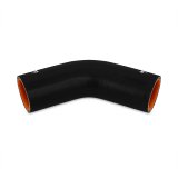 Mishimoto 3in. 45 Degree Silicone Coupler - Black thumbnail 1