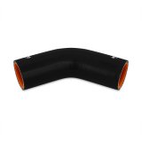 Mishimoto 4in. 45 Degree Silicone Coupler - Black thumbnail 2