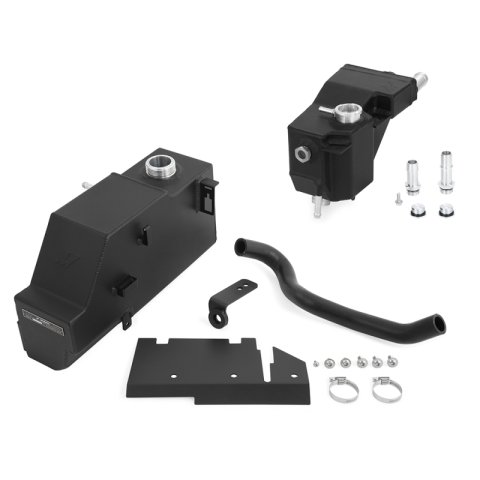 Mishimoto 11-19 Ford 6.7L Powerstroke Expansion Tank Kit - Micro-Wrinkle Black thumbnail 1