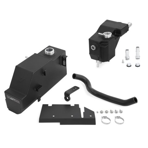 Mishimoto 11-19 Ford 6.7L Powerstroke Expansion Tank Kit - Micro-Wrinkle Black thumbnail 2