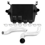 Mishimoto 99-03 Ford 7.3L Powerstroke PSD Black Intercooler Kit w/ Polished Pipes thumbnail 2