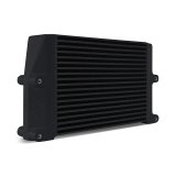 Mishimoto Heavy-Duty Oil Cooler - 10in. Same-Side Outlets - Black thumbnail 1