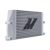 Mishimoto Heavy-Duty Oil Cooler - 10in. Same-Side Outlets - Silver thumbnail 2