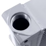 Mishimoto Heavy-Duty Oil Cooler - 10in. Same-Side Outlets - Silver thumbnail 7