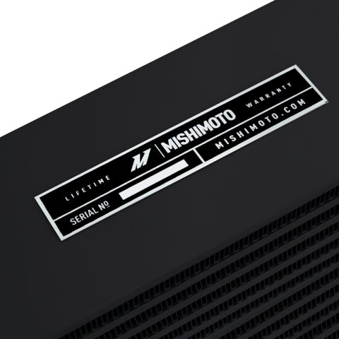 Mishimoto Heavy-Duty Oil Cooler - 17in. Same-Side Outlets - Black thumbnail 3