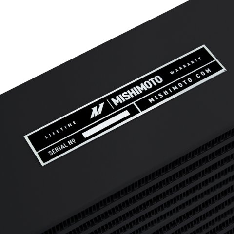 Mishimoto Heavy-Duty Oil Cooler - 17in. Same-Side Outlets - Black thumbnail 6