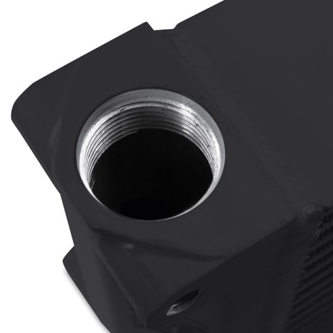 Mishimoto Heavy-Duty Oil Cooler - 17in. Same-Side Outlets - Black thumbnail 7