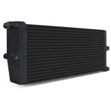 Mishimoto Heavy-Duty Oil Cooler - 17in. Opposite-Side Outlets - Black thumbnail 1