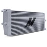 Mishimoto Heavy-Duty Oil Cooler - 17in. Opposite-Side Outlets - Silver thumbnail 1