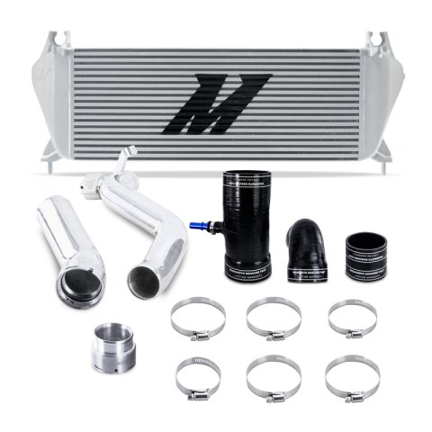 Mishimoto 19+ Ford Ranger 2.3L EcoBoost Intercooler Kit - Silver + Polished Pipes thumbnail 1