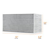 Mishimoto Universal Air-to-Water Intercooler Core - 12in / 6in / 6in thumbnail 6