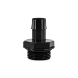 Mishimoto -16ORB to 3/4in. Hose Barb Aluminum Fitting - Black thumbnail 1