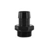 Mishimoto -16ORB to 1in. Hose Barb Aluminum Fitting - Black thumbnail 4