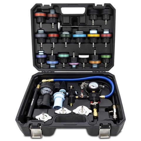 Mishimoto Cooling System Pressure Tester / Vacuum Purge Kit - 28pc thumbnail 3