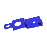 Mishimoto 02-07 Subaru Impreza WRX Aluminum Radiator Stay - Anodized Blue thumbnail 1