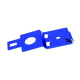 Mishimoto 02-07 Subaru Impreza WRX Aluminum Radiator Stay - Anodized Blue thumbnail 2
