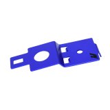 Mishimoto 02-07 Subaru Impreza WRX Aluminum Radiator Stay - Anodized Blue thumbnail 4