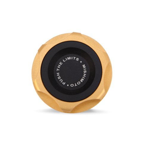Mishimoto Subaru Oil FIller Cap - Gold thumbnail 3