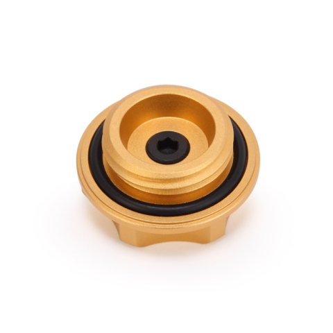 Mishimoto Subaru Oil FIller Cap - Gold thumbnail 4