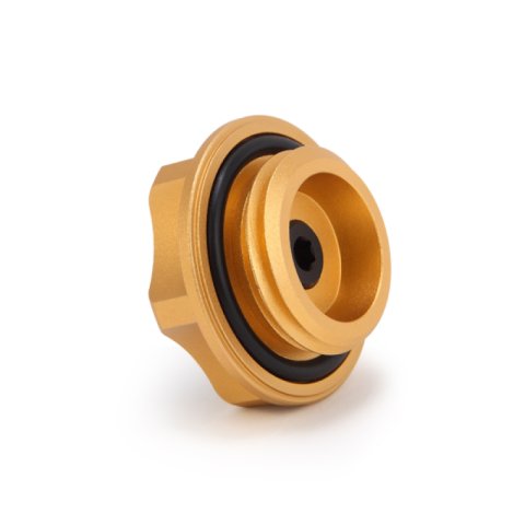 Mishimoto Subaru Oil FIller Cap - Gold thumbnail 5