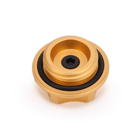 Mishimoto Subaru Oil FIller Cap - Gold thumbnail 6