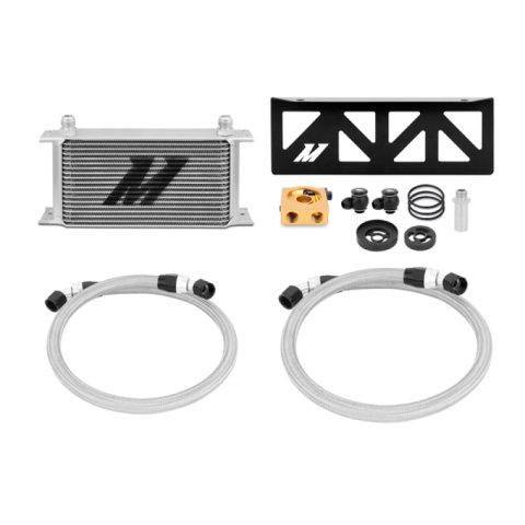 Mishimoto 13+ Subaru BRZ/Scion FR-S Thermostatic Oil Cooler Kit - Silver thumbnail 2