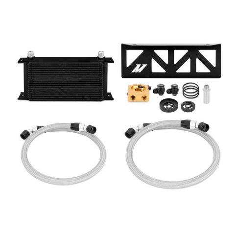 Mishimoto 13+ Subaru BRZ/Scion FR-S Thermostatic Oil Cooler Kit - Black thumbnail 1