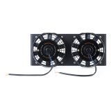 Mishimoto Universal 17in. Heavy-Duty Oil Cooler Fan Shroud - Micro Wrinkle Black thumbnail 2