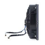 Mishimoto Universal 17in. Heavy-Duty Oil Cooler Fan Shroud - Micro Wrinkle Black thumbnail 4
