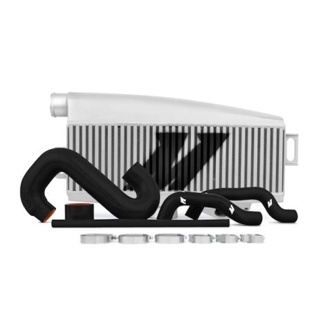 Mishimoto Subaru 02-07 WRX/04-07 STi Top-Mount Intercooler Kit - Silver/Black Hoses - Not For iRHD thumbnail 5