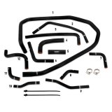 Mishimoto 2015 Subaru WRX Black Silicone Radiator Coolant Ancillary Hoses Kit thumbnail 6