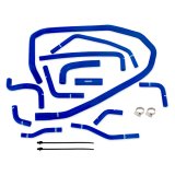 Mishimoto 2015 Subaru WRX Blue Silicone Radiator Coolant Ancillary Hoses Kit thumbnail 3