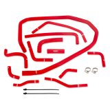 Mishimoto 2015 Subaru WRX Red Silicone Radiator Coolant Ancillary Hoses Kit thumbnail 3